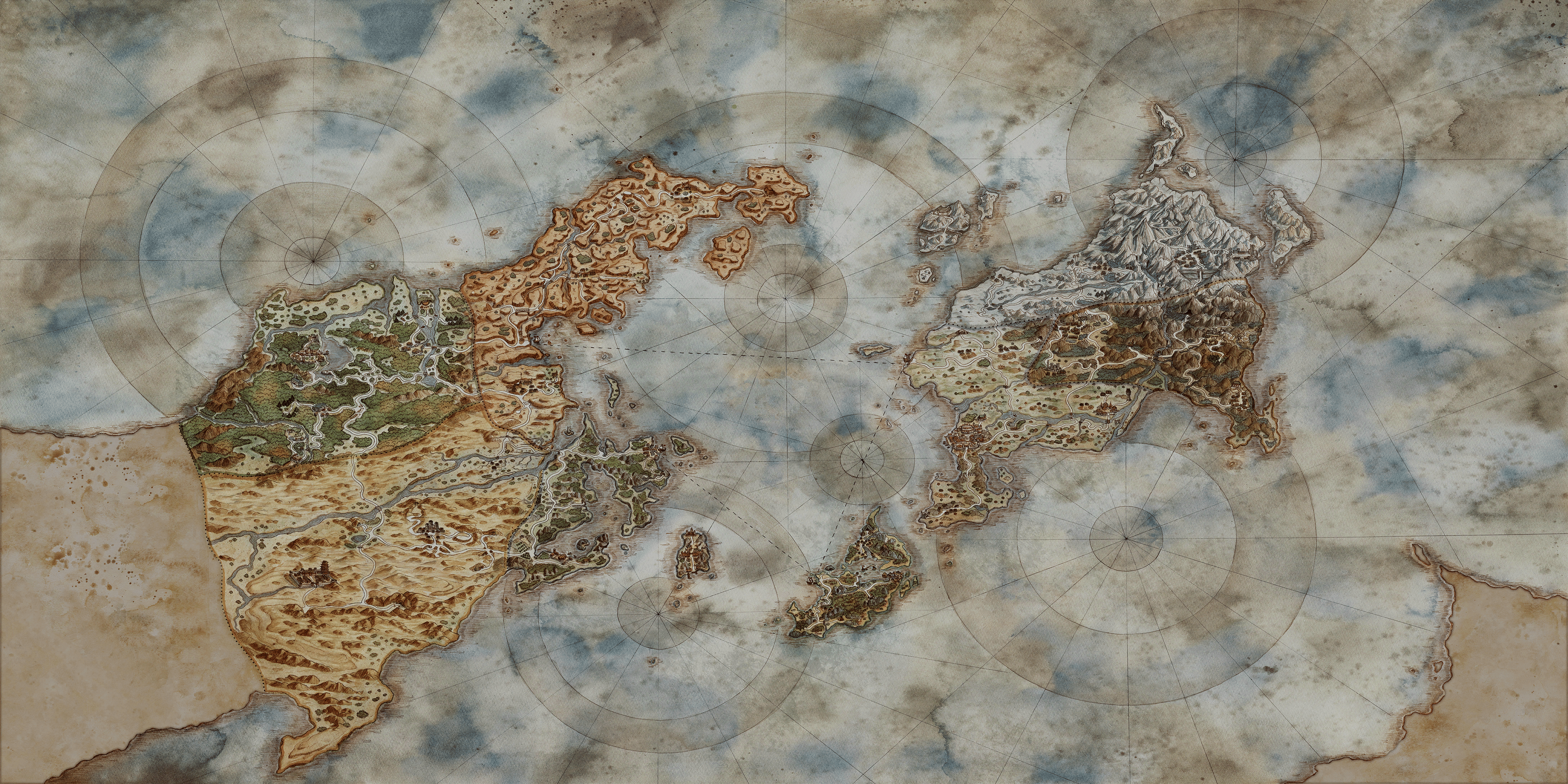World Map of Solistia